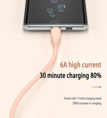 66W USB-C Silicone Cable