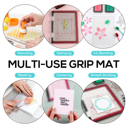 Photopolymer Grip Mat for Stamping & Craft Positioning