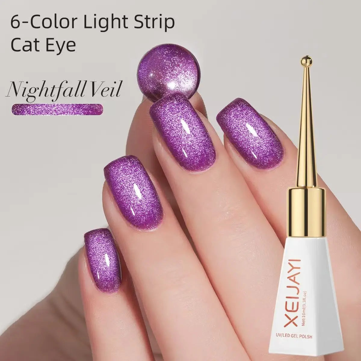 10ML Cat Eye Magnetic Gel Polish