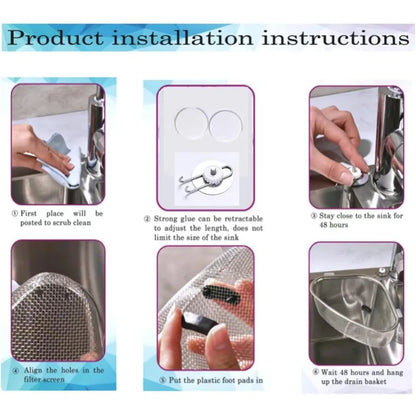 Stainless Steel Kitchen Sink Strainer Basket