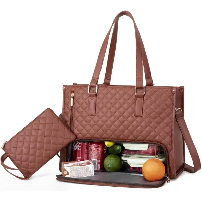 Women’s 2-in-1 Insulated Lunch Tote & Laptop Bag