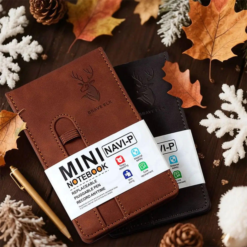 A7 Leather Pocket Notebook Set