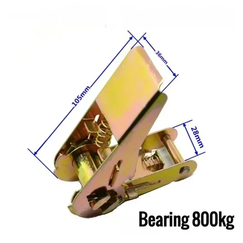 Heavy-Duty Ratchet Cargo Tie Down Strap