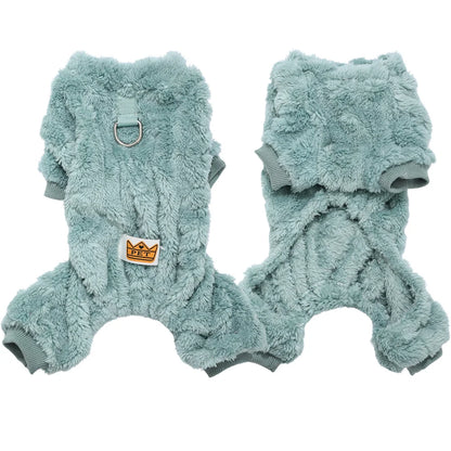 Soft Fleece Dog Jumpsuit