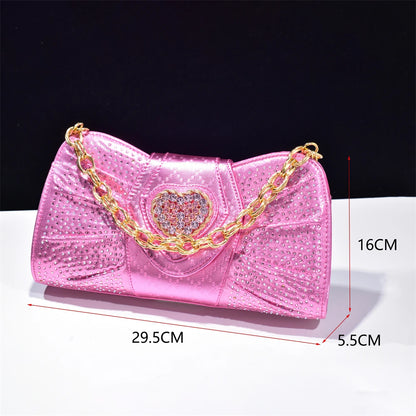 Rhinestone Evening Clutch Bag