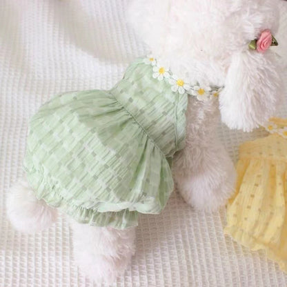 Floral Princess Pet Dress for Cats & Small Dogs