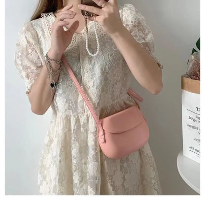 Women’s PU Leather Saddle Crossbody Bag