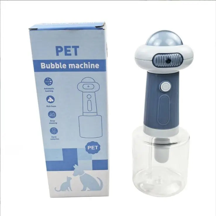 USB Rechargeable Electric Foam Dispenser for Pet Bathing