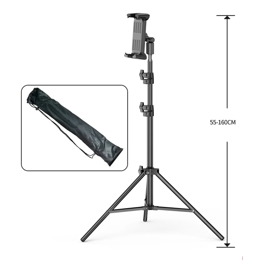 Adjustable Tripod Tablet Floor Stand