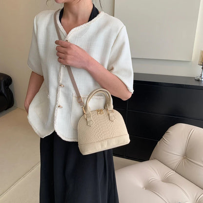 Mini Textured Satchel Crossbody Bag