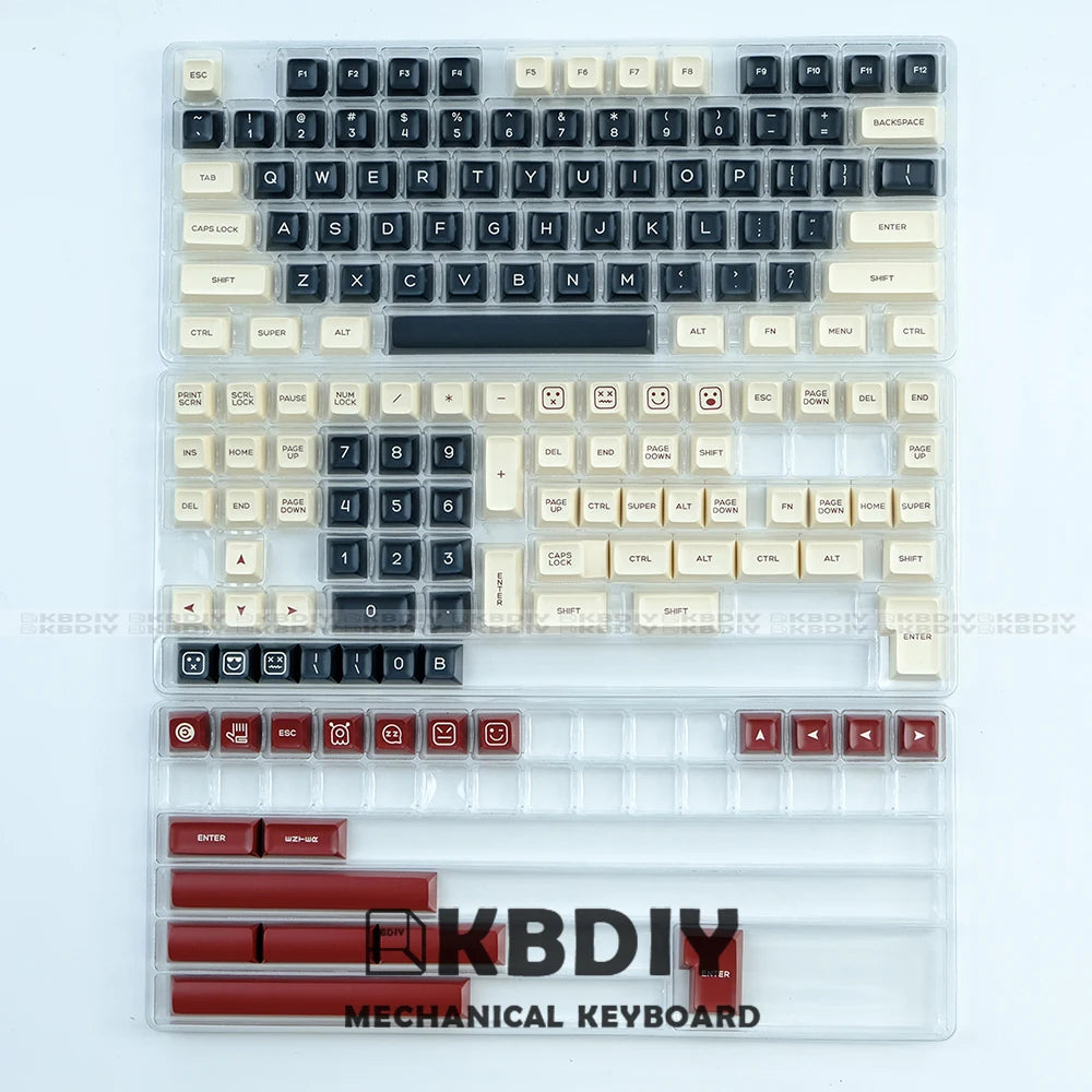 160-Key Double-Shot PBT SA Profile Keycaps for MX Mechanical Keyboards