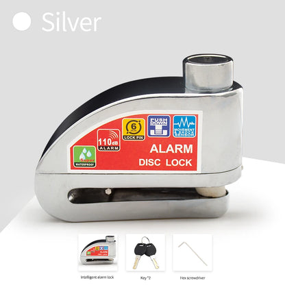 Motorcycle Disc Brake Alarm Lock