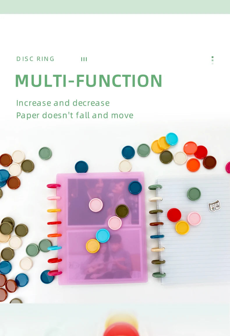 Plastic Disc Binding Rings for Planners & Notebooks