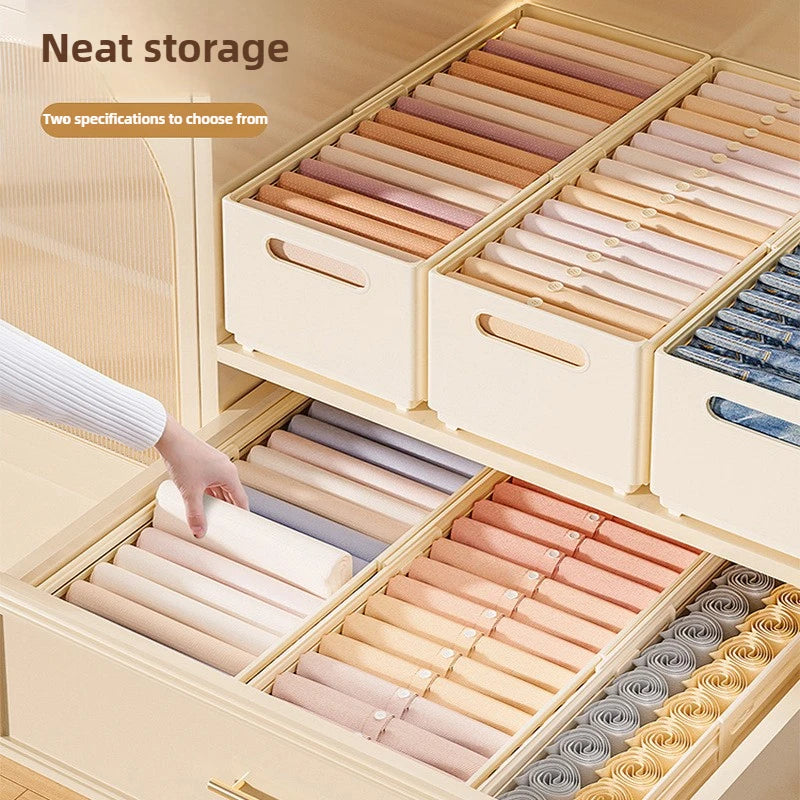 Adjustable Foldable Clothes Storage Organizer Box