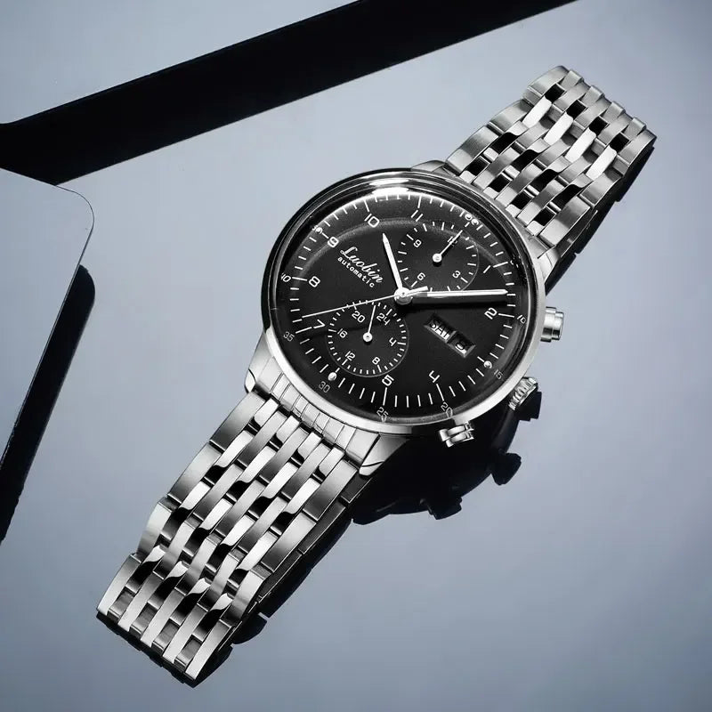 Men's Automatic Mechanical Stainless Steel Business Watch