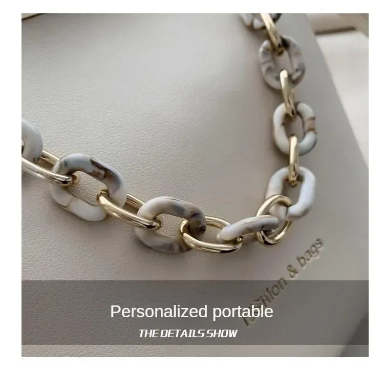 Minimalist Chain Bucket Crossbody Bag