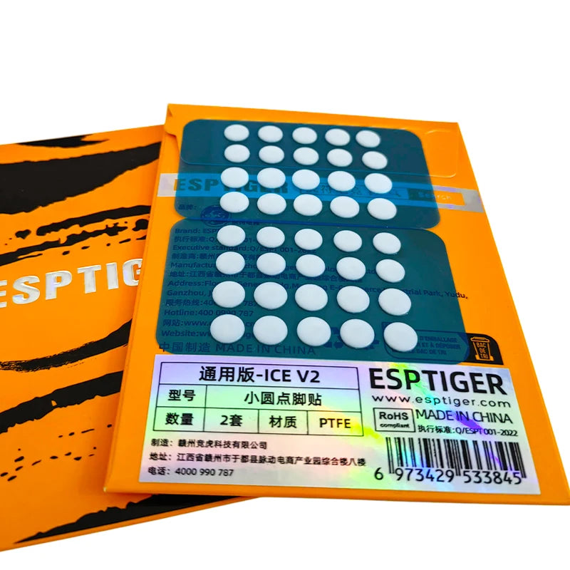 Esports Tiger ICE PTFE Mouse Skates – Universal DIY Dots