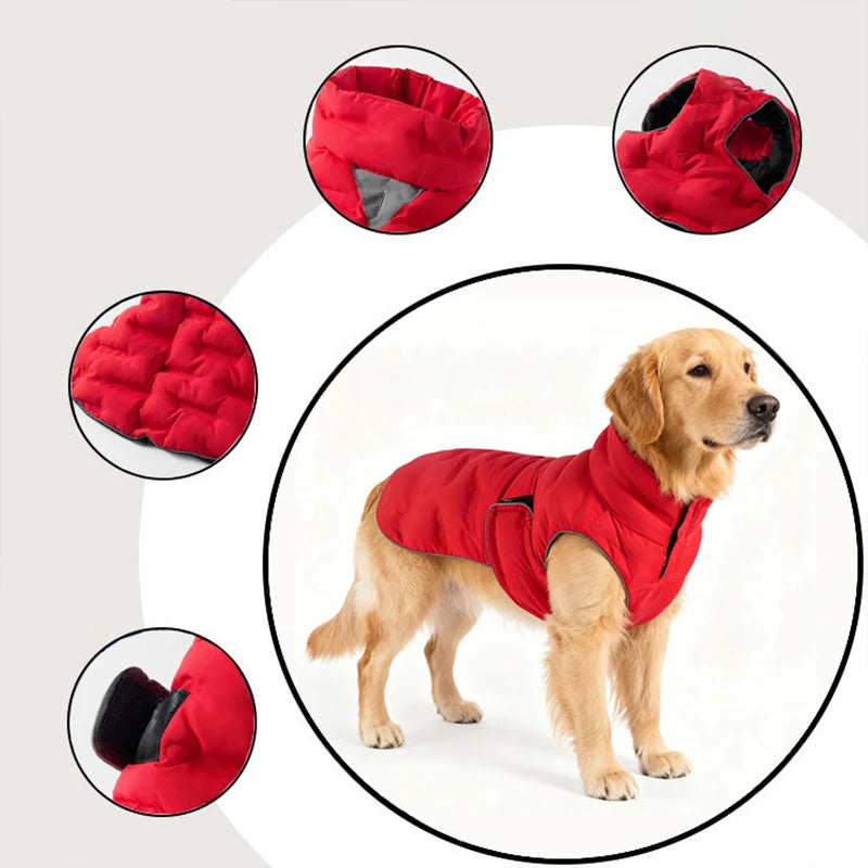 Dog Winter Padded Vest