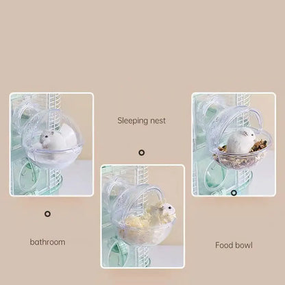 Acrylic Hamster Bathroom Sand Bath Box