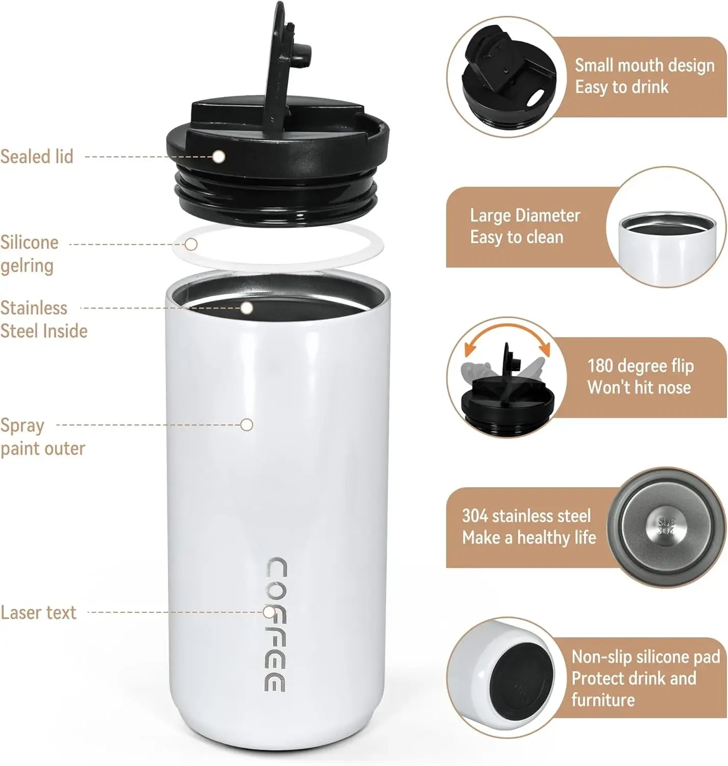 Stainless Steel Vacuum Travel Mug