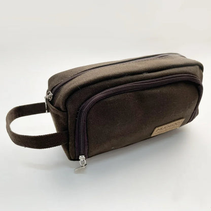 Large Capacity Canvas Pencil Case