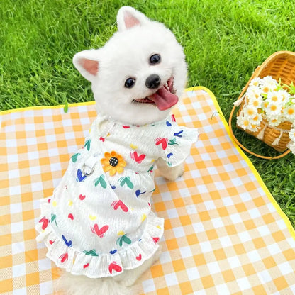 Polka Dot Princess Pet Dress for Cats & Small Dogs