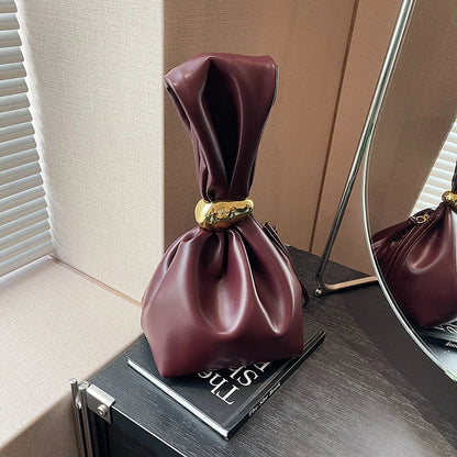 Elegant PU Leather Evening Clutch Bag