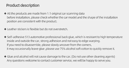 Alcantara Dashboard Trim Cover