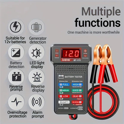 Smart Digital Car Battery Tester