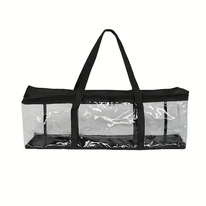Large Transparent DVD CD Storage Bag