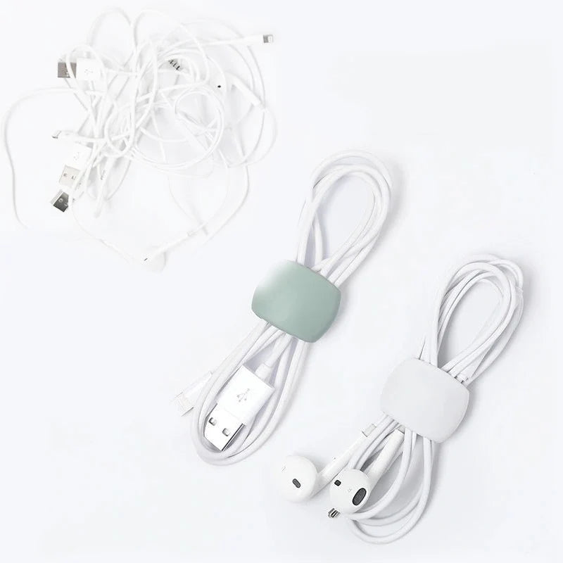 Self-Adhesive Cable Management Clips for Desk, Home & Office