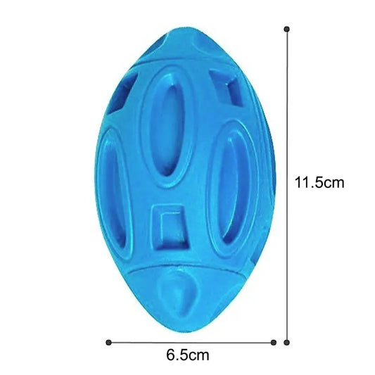 Durable Rubber Squeaky Dog Chew Ball Toy