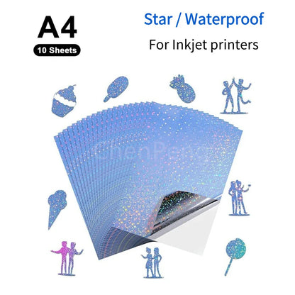 A4 Holographic Printable Vinyl Sticker Paper