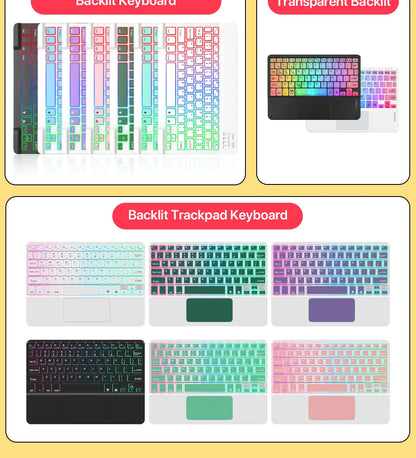 Backlit Bluetooth Keyboard & Mouse Set