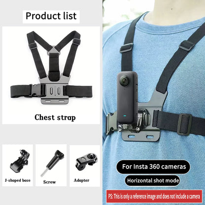 Adjustable Chest Mount for Action Cameras & Phones