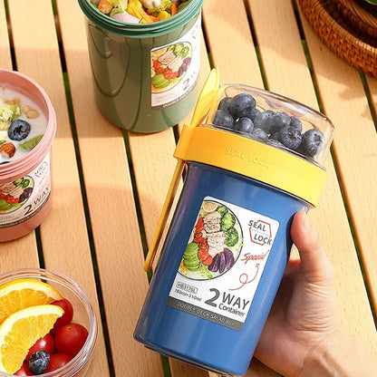 Bento Salad & Breakfast Cup Container Set