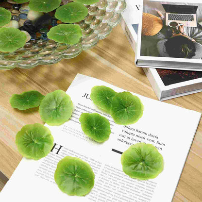 30Pcs Artificial Lotus Leaves For Aquarium