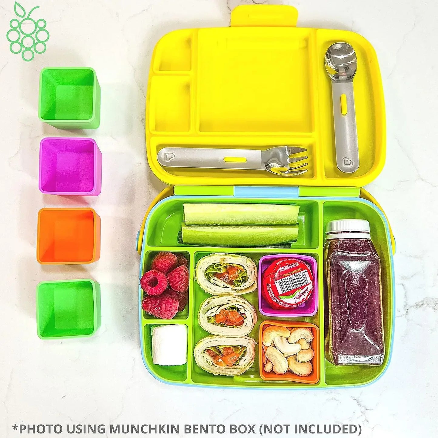 Reusable Silicone Lunch Box Food Dividers