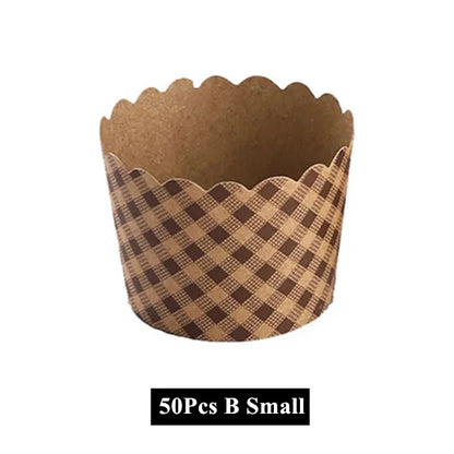 Kraft Paper Baking Cups for Cupcakes