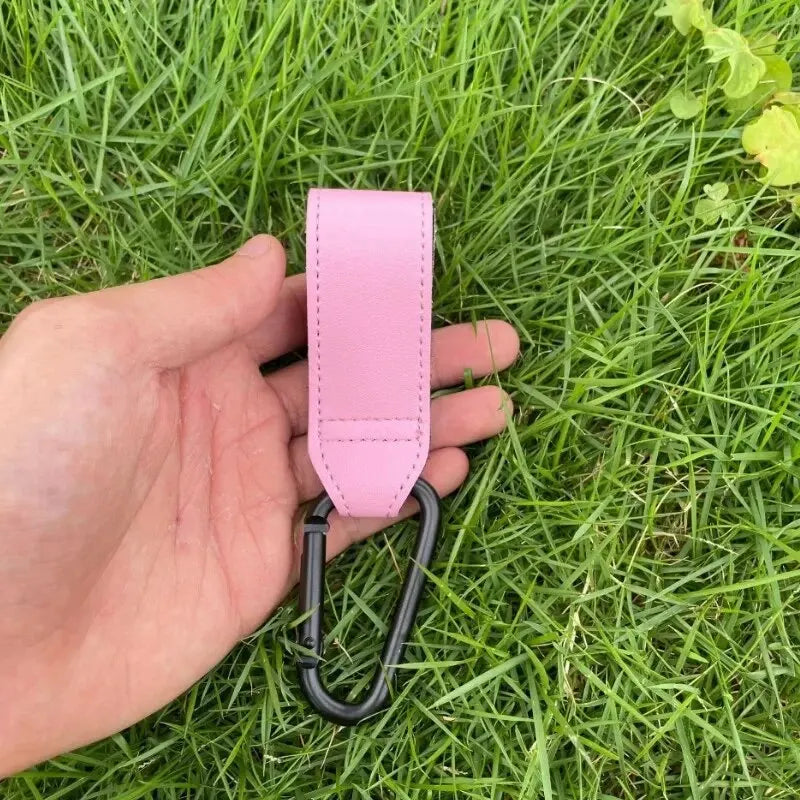 Leather Stroller Hook Set