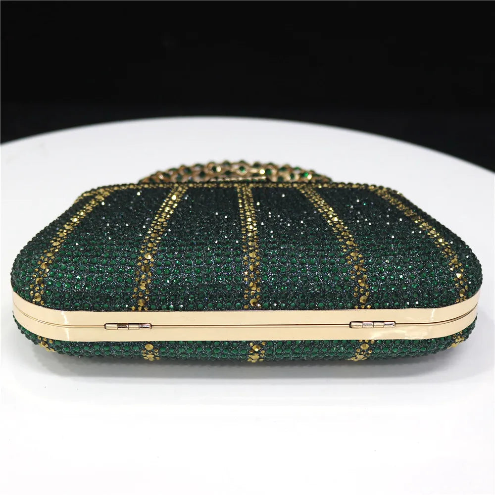 Luxury Rhinestone Evening Clutch Bag