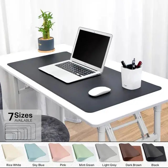 Large Waterproof Leather Desk Pad