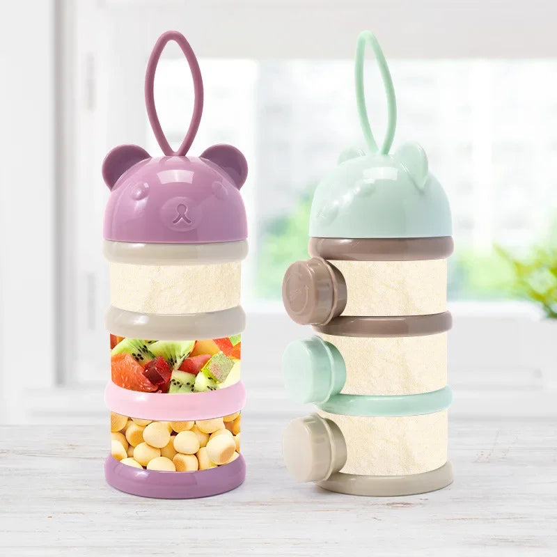 3Pcs/4Pcs Baby Formula Milk Storage Box