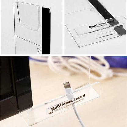 Acrylic Monitor Side Memo Board