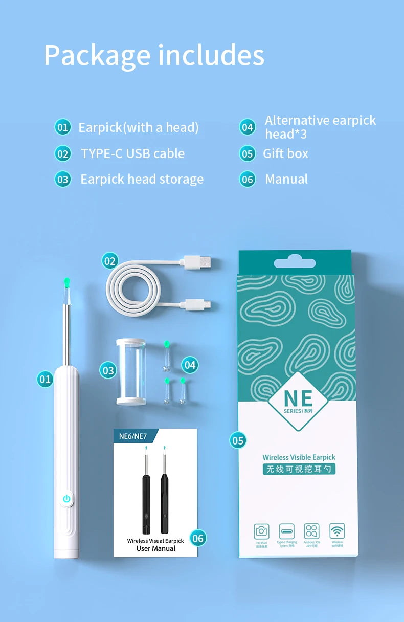 Smart Visual Ear Cleaner Camera