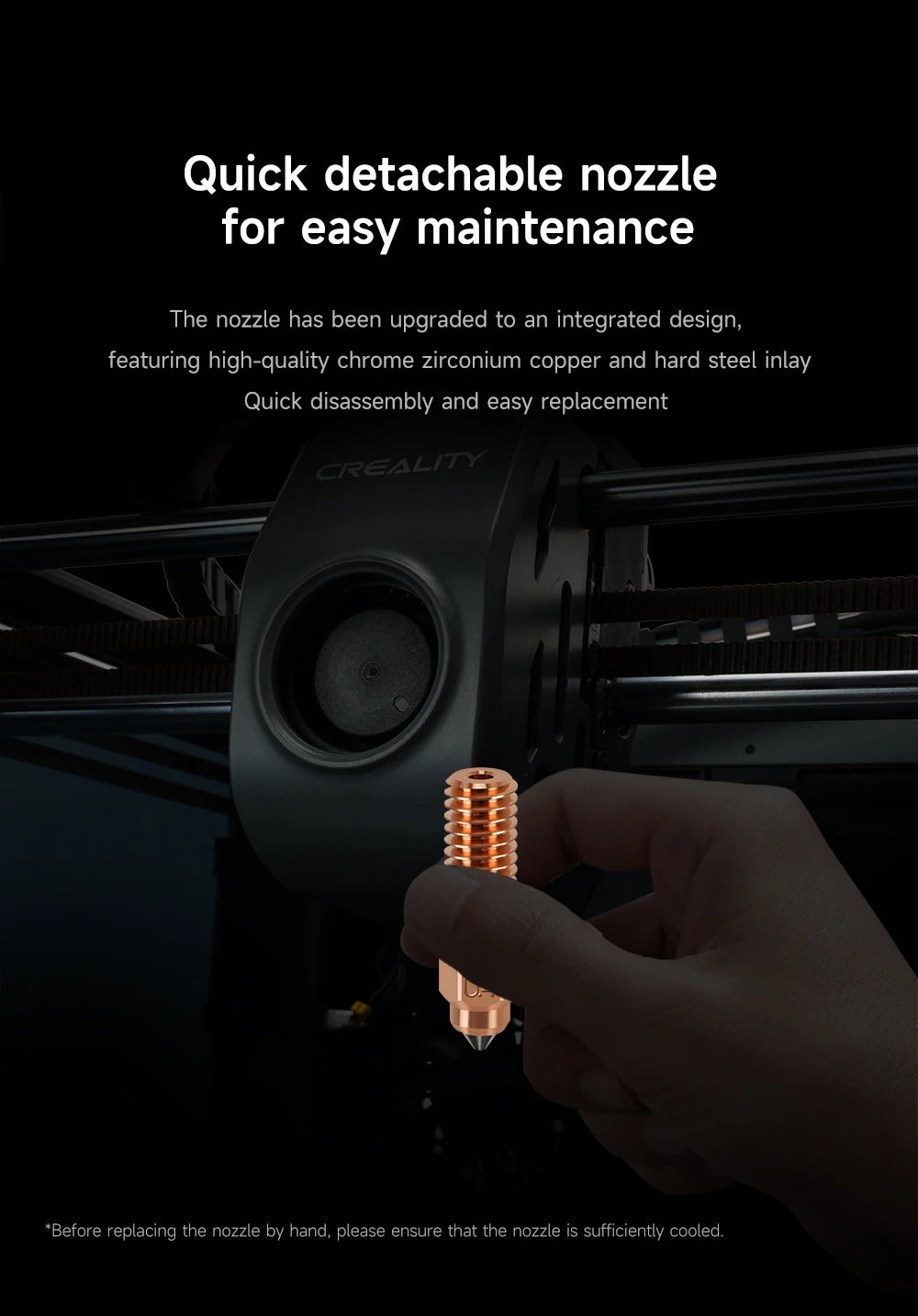High-Temperature Ceramic Hotend Upgrade Kit for Creality 3D Printers