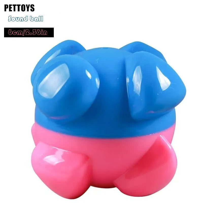 Interactive Rubber Squeaky Dog Toy