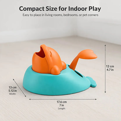 Interactive Dog Treat Launcher Puzzle Toy