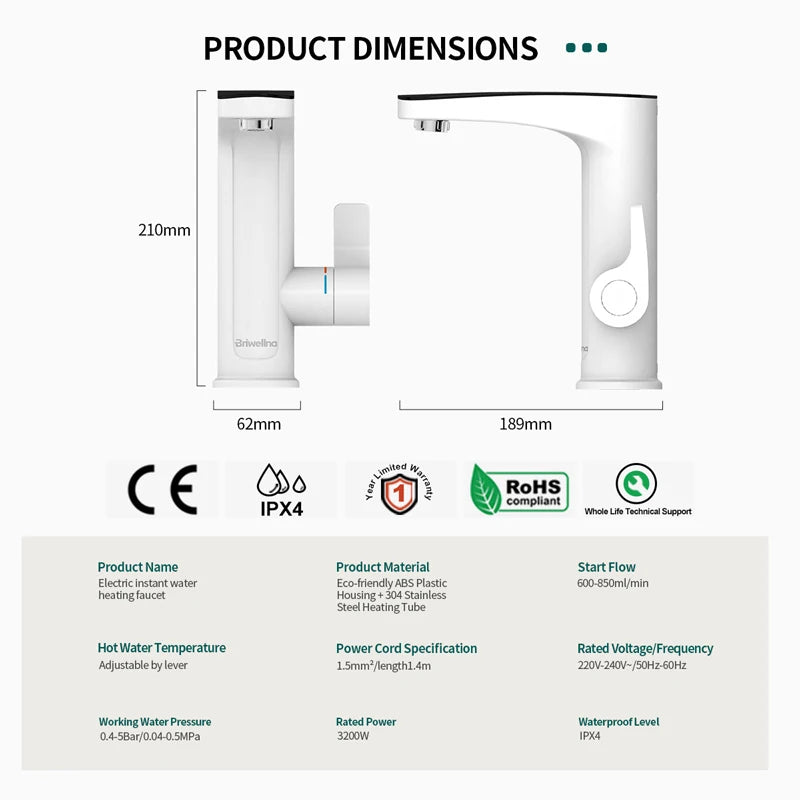 Instant Electric Heating Faucet