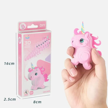 Kids 3D Paper Animal Puzzle